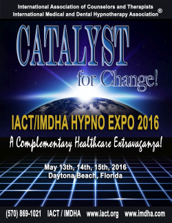 Hypno Expo 2016: Catalyst for Change! | Complete Lecture Recordings Collection | MP3 (audio)